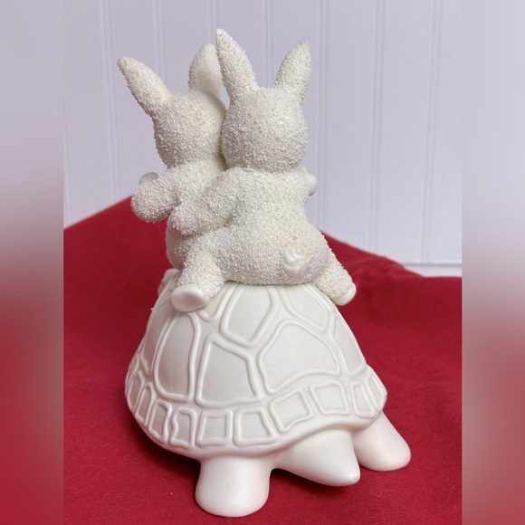 Vintage Snowbabies riding a turtle figurine(1995) - Picture 5 of 12